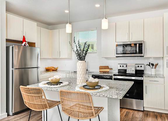 Modern Kitchens at The Gallery Luxury Apartments in Trinity, FL