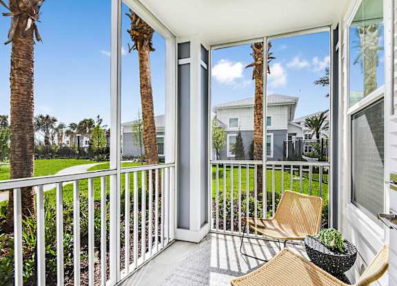 Private Balconies at The Gallery Luxury Apartments in Trinity, FL