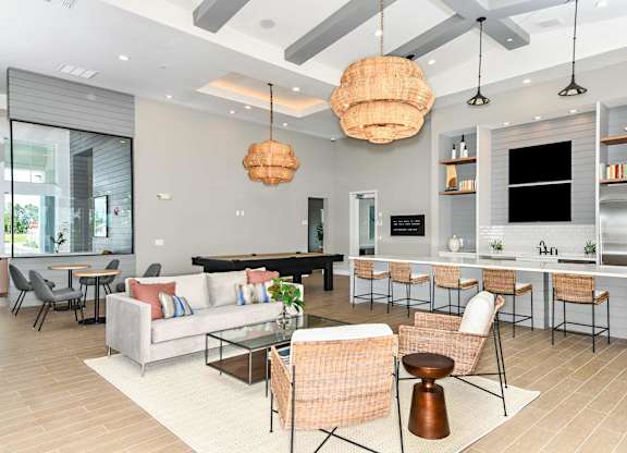 Club Room at The Gallery Luxury Apartments in Trinity, FL