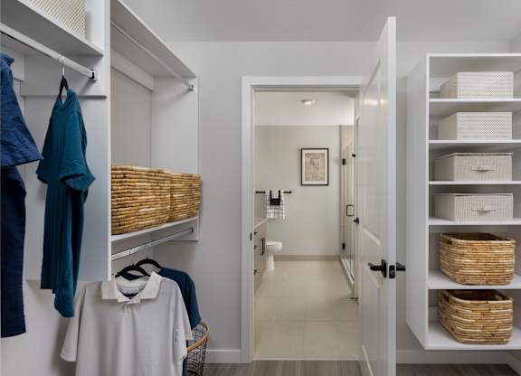 Walk-In Closets at The Marc Luxury Apartments in Palm Beach Gardens, FL