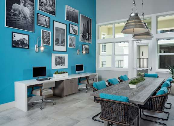 Co-Working Spaces at Waverly Terrace Luxury Apartments in Temple Terrace, FL