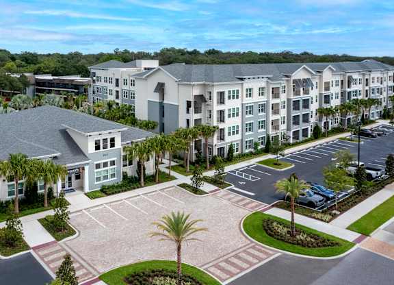 Drone Exterior View at Waverly Terrace, Florida, 33617