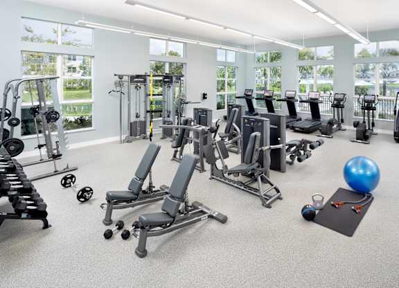Professional Fitness Center at Everly Apartments in Naples, FL