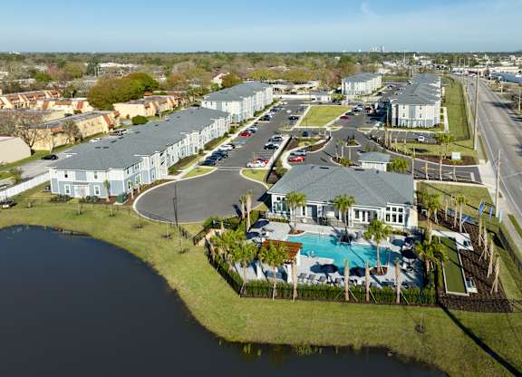 Aerial View at Jackson Palms Affordable Apartments in Jacksonville FL