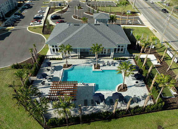 Aerial View at Jackson Palms Affordable Apartments in Jacksonville FL