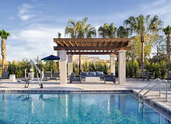 Swimming Pool at Jackson Palms Affordable Apartments in Jacksonville FL