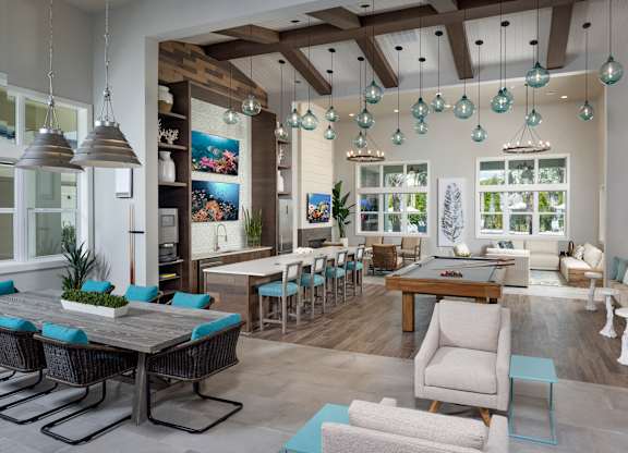 Club Room at Waverly Terrace Luxury Apartments in Temple Terrace, FL
