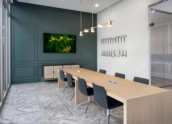 Conference Room at The Marc Luxury Apartments in Palm Beach Gardens FL