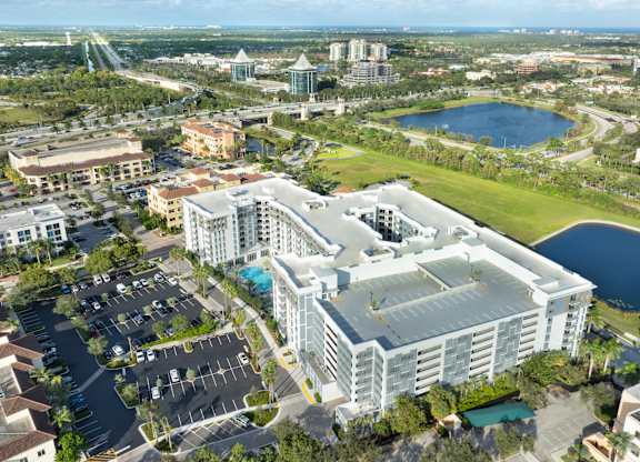 Aerial View at The Marc Luxury Apartments in Palm Beach Gardens FL