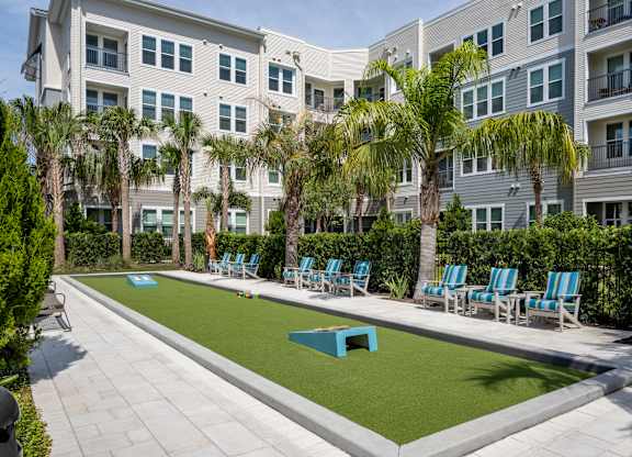 Bocce Ball Court at Waverly Terrace Luxury Apartments in Temple Terrace, FL