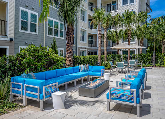 Fireside Lounge at Waverly Terrace Luxury Apartments in Temple Terrace, FL