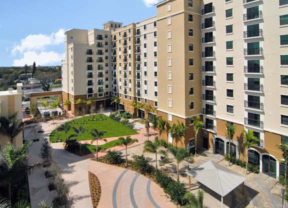 Courtyard at Brownsville Village Apartments in Miami FL