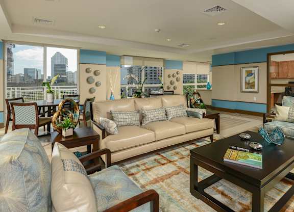 Club Room at West Brickell View Senior Apartments in Miami, FL