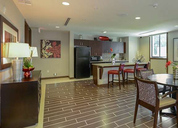 Demo Kitchen at West Brickell Tower Senior Apartments in Miami