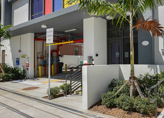 Entrance at West Brickell Tower Senior Apartments in Miami
