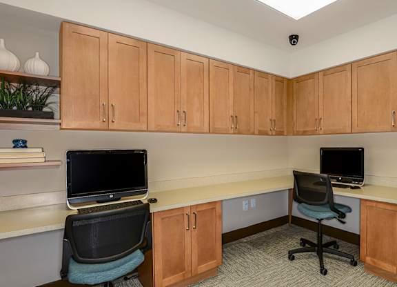 Business Center at West Brickell View Senior Apartments in Miami, FL
