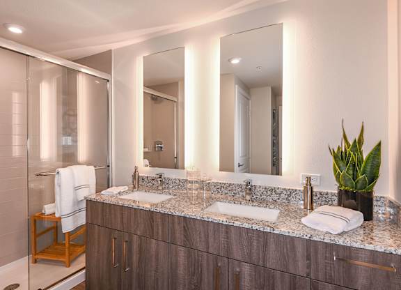 Bathroom at Boca Vue Apartments in Boca Raton FL