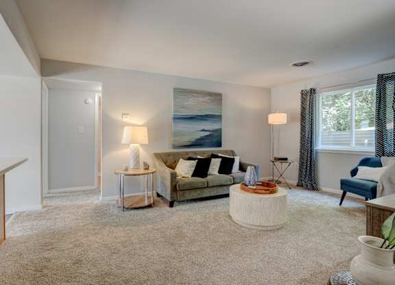 Living Room at Oaks at Oxon Hill, Oxon Hill, Maryland