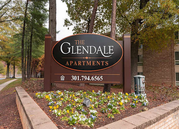 a sign for the glendale apartments at The Glendale Residence, Maryland, 20706