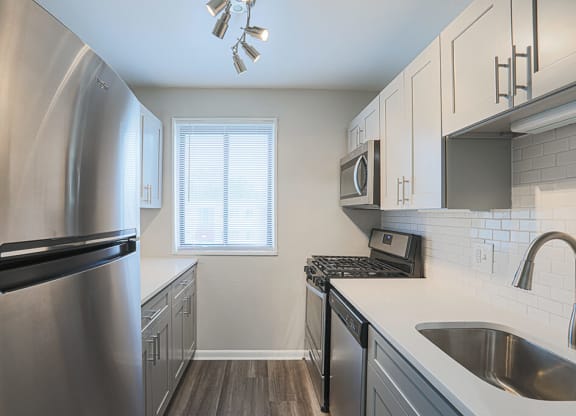 Well Equipped Kitchen at Flats of Forestville, Forestville