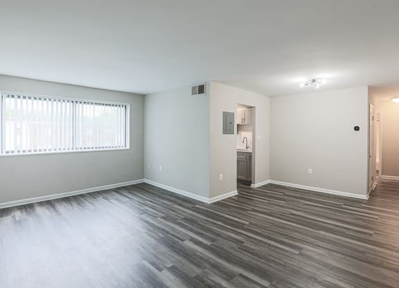 Unfurnished Living Area at Flats of Forestville, Maryland
