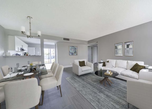 Living room at Piper Village West, Florida