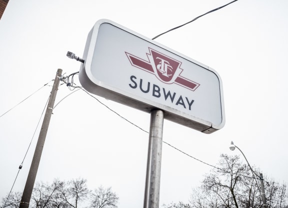 TTC subway sign