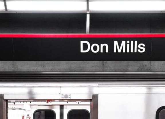 a subway train with its doors open