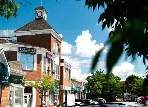 a building with a clock tower on the top of it