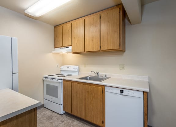 Kitchen Counter at Altamont Apartments, Rohnert Park