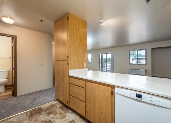 Kitchen Counter at Altamont Apartments, California