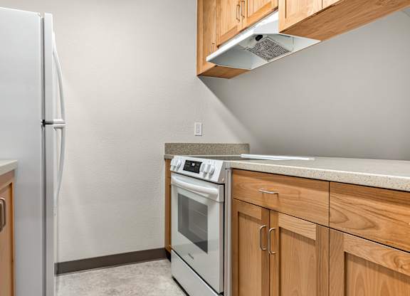 Kitchen of Upstairs Unit with Upgraded Amenities