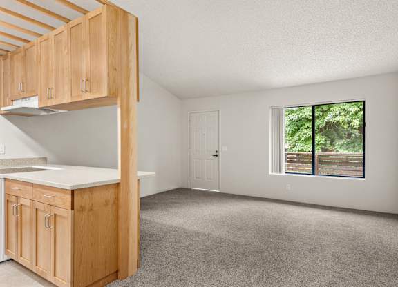 Living Room of  Upstairs Unit with Upgraded  Amenities