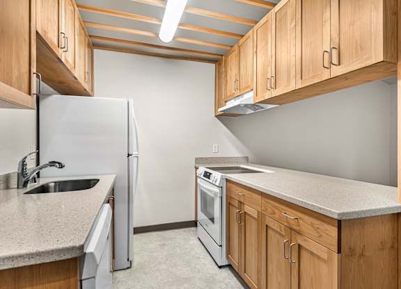 Kitchen of Upstairs Unit with Upgraded Amenities