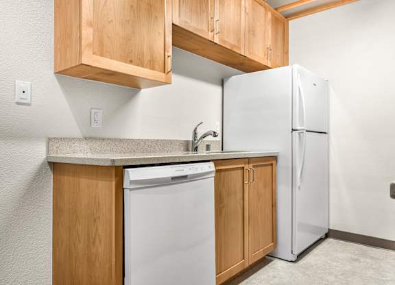 Kitchen of Upstairs Unit with Upgraded Amenities
