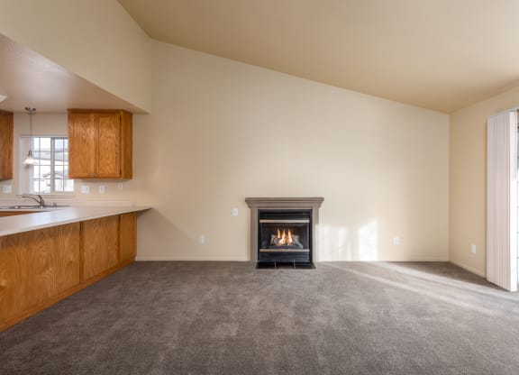Kitchen and living area at Deer Path LLC, Santa Rosa, 95407