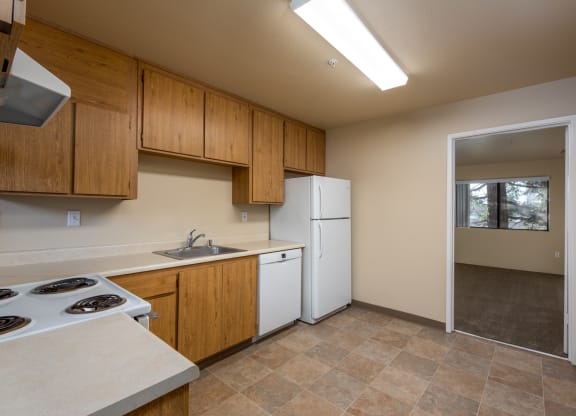 Kitchen at Edgewood Apartments, Rohnert Park, California