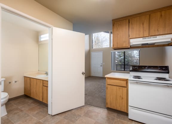 Kitchen at Edgewood Apartments, Rohnert Park, California