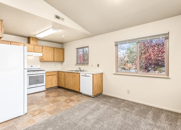 Kitchen at Meadowview Apartments, Santa Rosa, CA