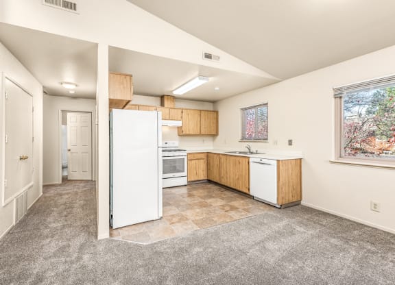 Kitchen at Meadowview Apartments, Santa Rosa, CA