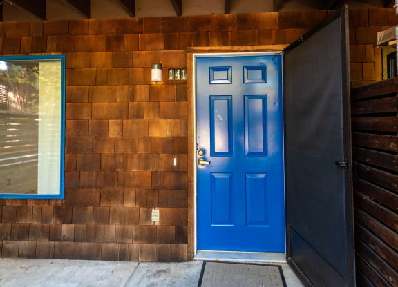 Front Door at Coddingtown Mall Apartments, California