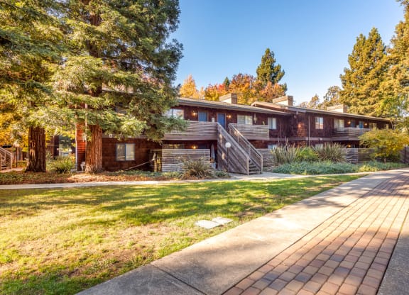Exterior Landscape at Coddingtown Mall Apartments, Santa Rosa