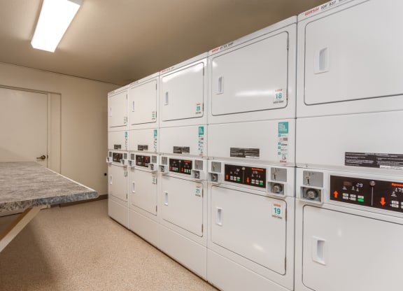 Laundry Room at Coddingtown Mall Apartments, California