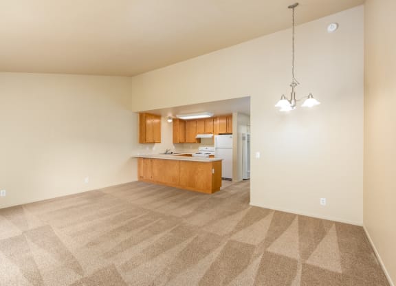 Kitchen and living room at Deer Path LLC, Santa Rosa, 95407