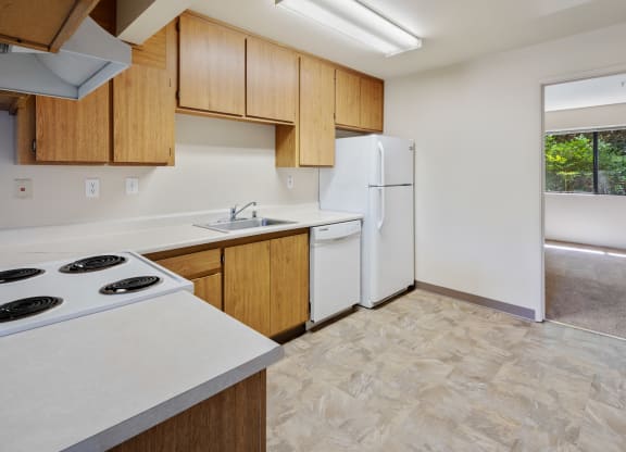 Spacious Kitchen at Edgewood Apartments, Rohnert Park, California
