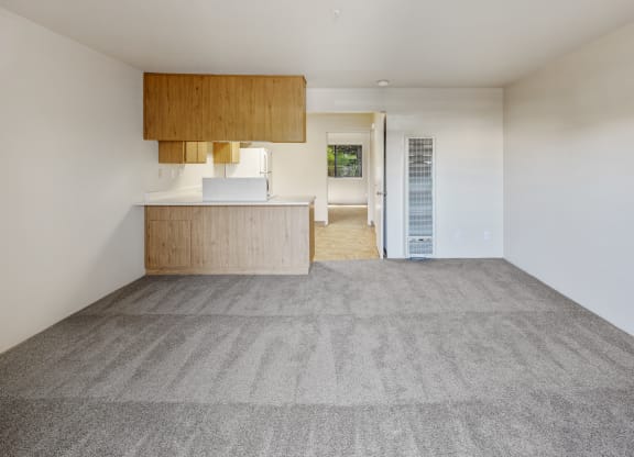 Living And Kitchen at Edgewood Apartments, Rohnert Park, CA, 94928