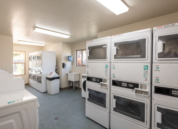 Spacious Laundry Room at Meadowrock Apartments, Santa Rosa, California