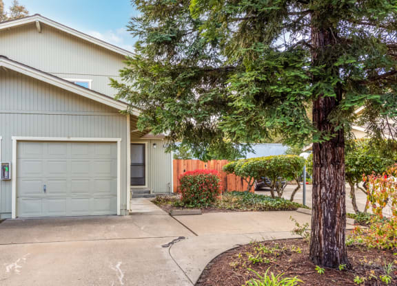 Garages at Meadowrock Duplexes, Santa Rosa, California