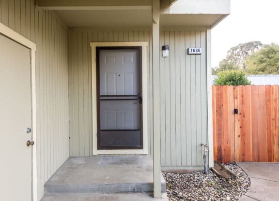 Backyard at Meadowrock Duplexes, Santa Rosa, 95403