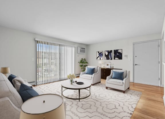 Large Living Room at Hanover Park Blu Apartments, Hanover Park, Illinois